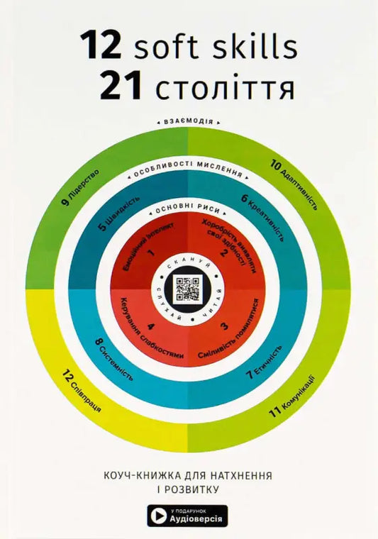 12 soft skills 21 століття. Коуч-книжка для натхнення і розвитку. Збірник самарі + аудіокнижка