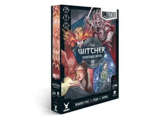 Unmatched: The Witcher - Realms Fall (Ukrainian Edition) Restoration Games / Geekach Games (Ukraine)