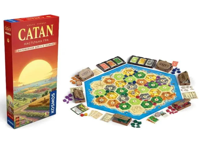 Catan: 5-6 Player Extension (Ukrainian Edition) Klaus Teuber / Philibert / Igromag (Ukraine)