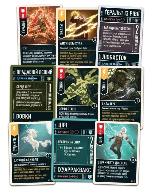 Unmatched: The Witcher - Steel and Silver (Ukrainian Edition) Restoration Games / Geekach Games