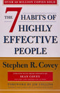 cover for View details for THE 7 HABITS OF HIGHLY EFFECTIVE PEOPLE: REVISED AND UPDATED: 30TH ANNIVERSARY EDITION THE 7 HABITS OF HIGHLY EFFECTIVE PEOPLE