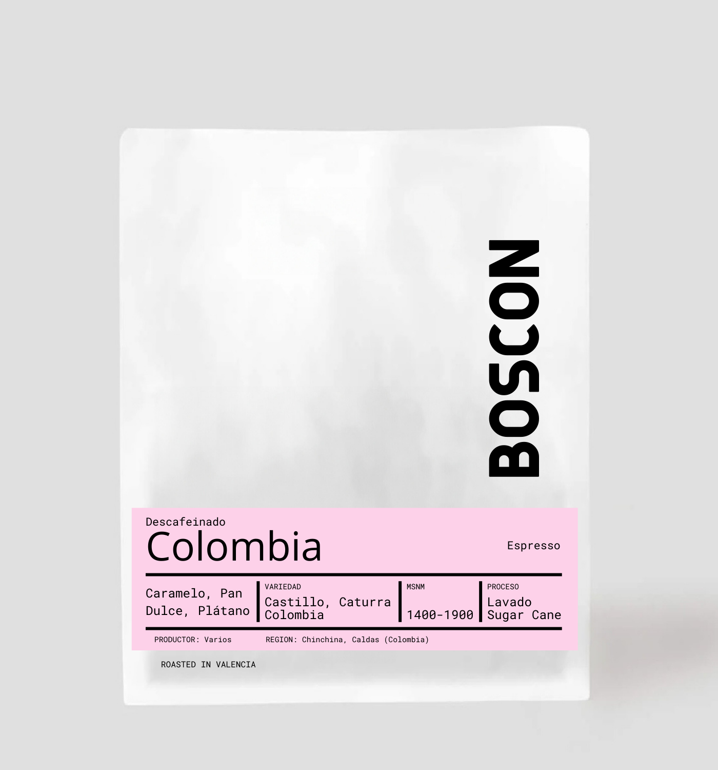 Colombia – Decaffeinated (Classic) coffee bag