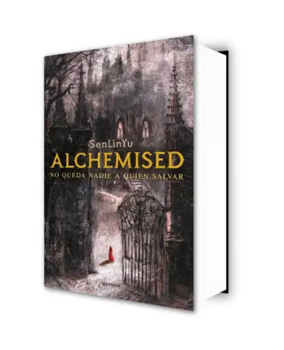 Dark fantasy hardcover edition of Alchemised book with gothic cover
