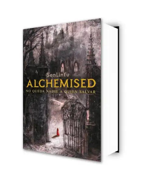 Dark fantasy hardcover edition of Alchemised book with gothic cover