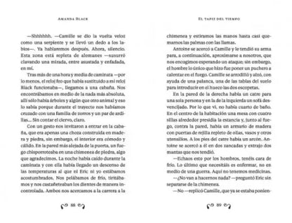 Vintage leather journal for Amanda Black time travel book by Juan Gómez-Jurado