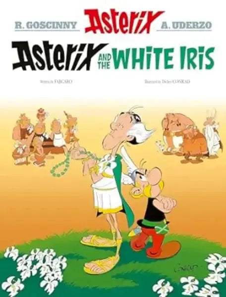 Asterix and the White Iris graphic adventure comic book cover