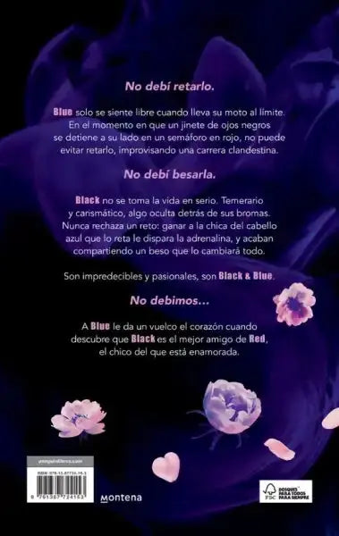 Purple floral book cover of Ariana Godoy’s young adult romance Debí retarlo
