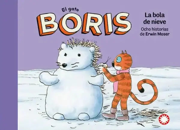 Boris the Cat: The Snowball childrens book cover by Erwin Moser for young readers