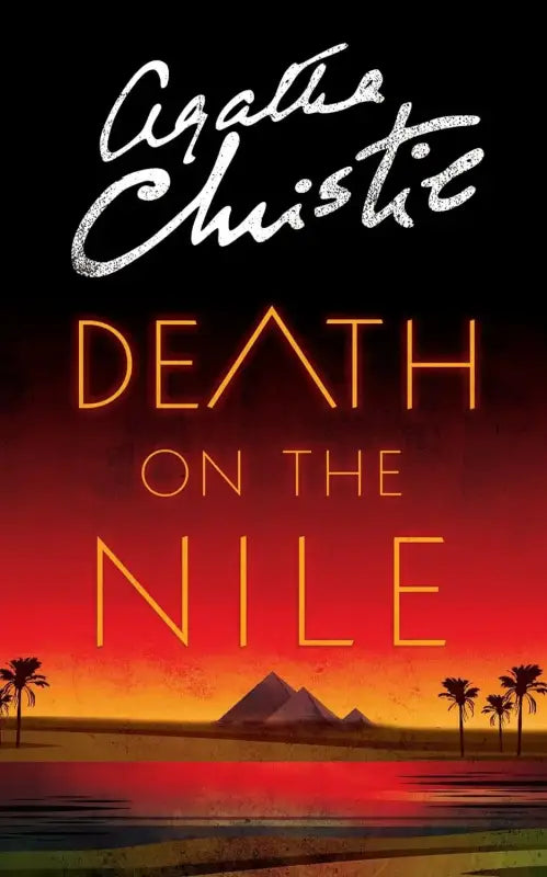 Death on the Nile book cover featuring Agatha Christie classic detective fiction about a Nile cruise