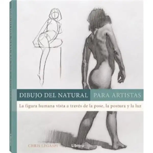 Human figure drawing book by Chris Legaspi with nude model sketches
