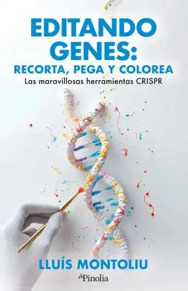 Colorful yarn DNA helix for CRISPR gene editing craft