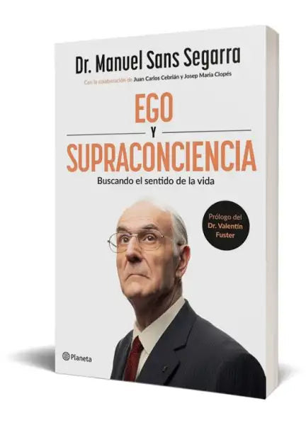Hardcover book cover: Manuel Sans Segarra in glasses and formal attire