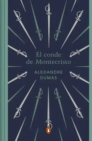 Dark blue Penguin Clásicos Spanish hardcover of El Conde de Montecristo by Alexandre Dumas