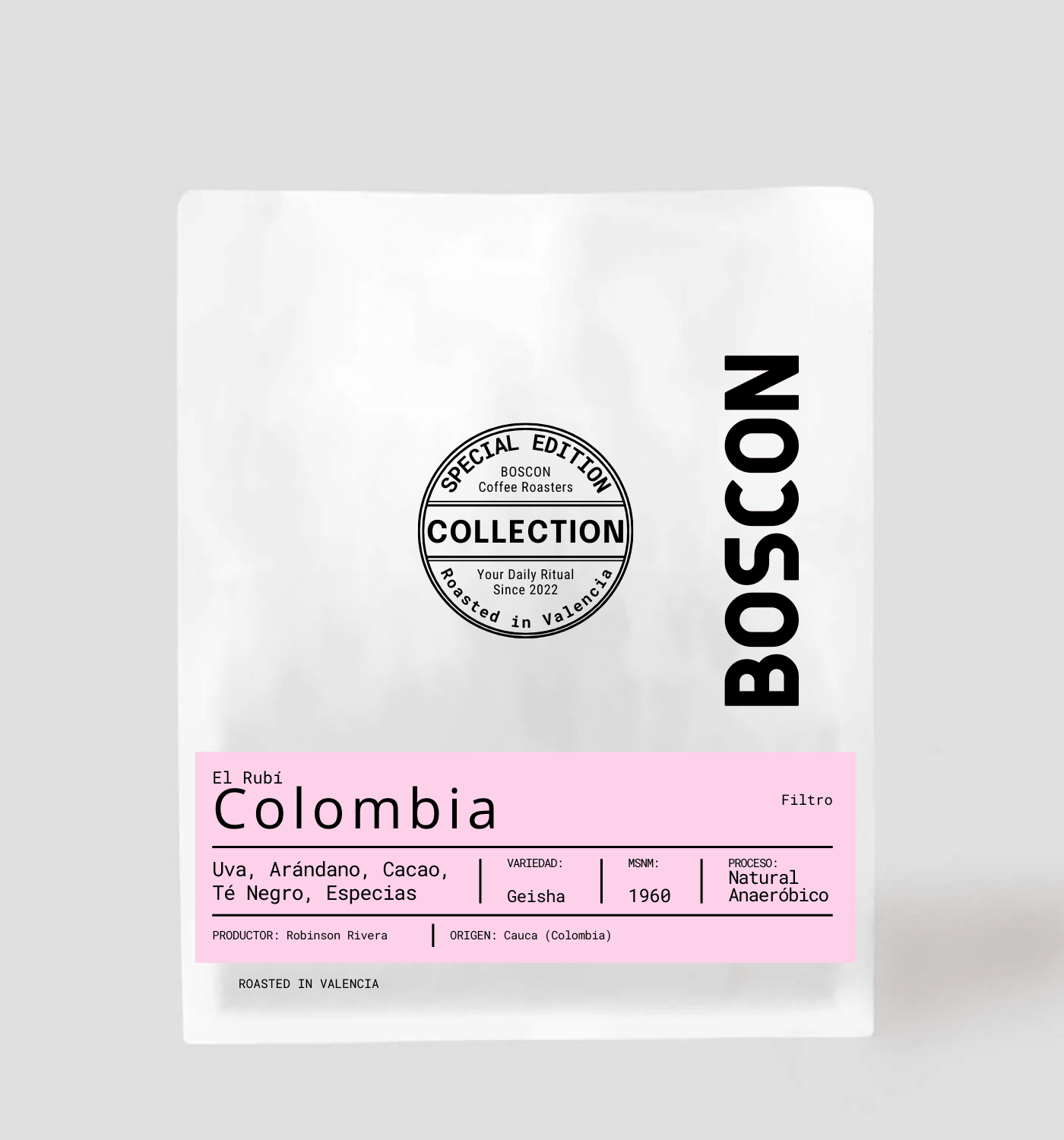 El Rubí – Colombia (Collection) coffee bag