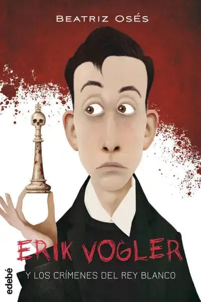 Erik Vogler golden chess king with skull crown in hand, White King’s Crimes