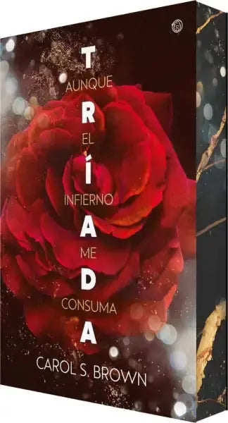 Red rose on dark historical romance book Even if Hell Consumes Me by Carol S