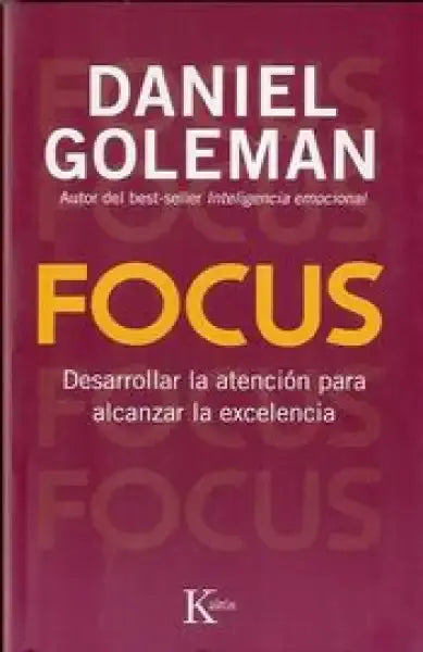 Focus book cover by Daniel Goleman on developing attention