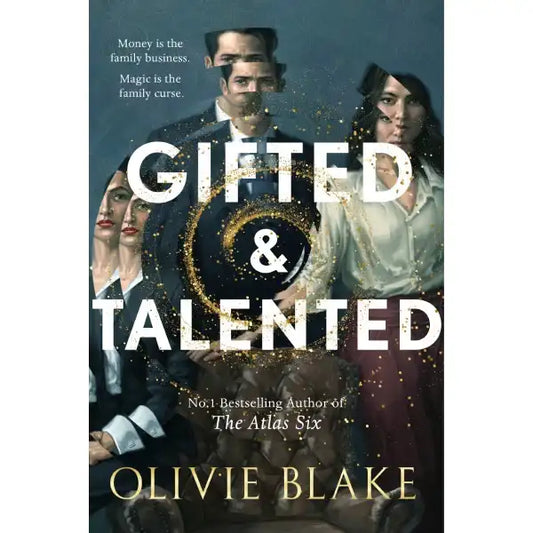 Contemporary fantasy book Gifted & Talented by Olivie Blake featuring a magical family