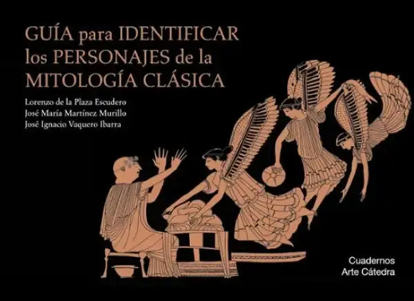 Guía para identificar personajes de mitología clásica en portada naranja