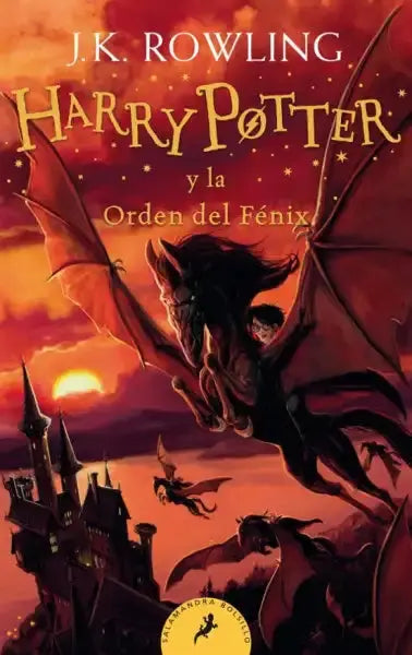 Spanish edition cover of Harry Potter y la Orden del Fénix book