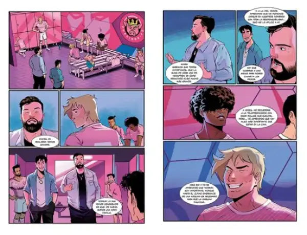 Ibai Llanos official comic pink purple tie-dye t-shirt with stylized sun