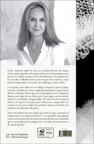 Hardcover María Dueñas book If One Day We Return, sweeping historical novel with woman’s profile
