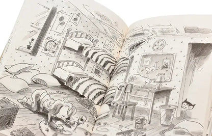 Whimsical children’s book illustration.