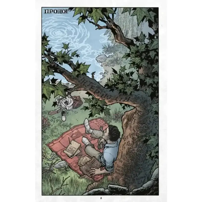Comic book illustration.