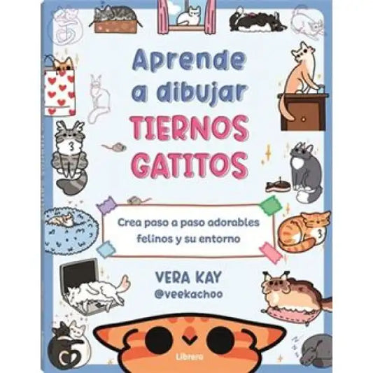 Learn to draw cute kittens step-by-step guide with vibrant cat coloring book