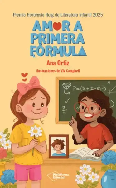 Love at first formula book cover by Ana Ortiz, primera fórmula