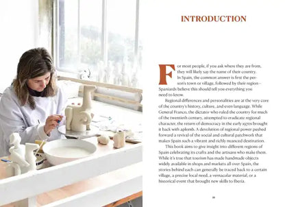 Vintage sewing machine in Suzanne Wales English books on Spanish artisans