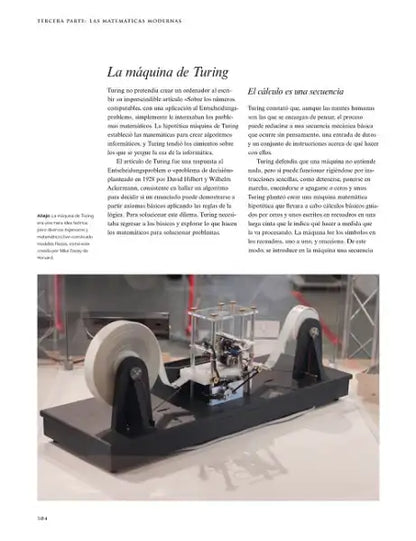 Turing machine model with black silver gears in Mathematica book