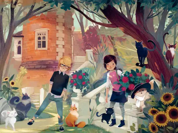 Midnight Cats: The Felidix School – Barbara Laban (Ukrainian Hardcover)