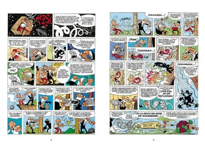 Vibrant comic page from Primer Mortadelo y Filemón: Pacotilla… ¡Qué Pesadilla!