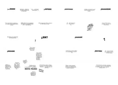 White minimalist poster of Primer Mortadelo y Filemón: Pacotilla… ¡Qué Pesadilla!