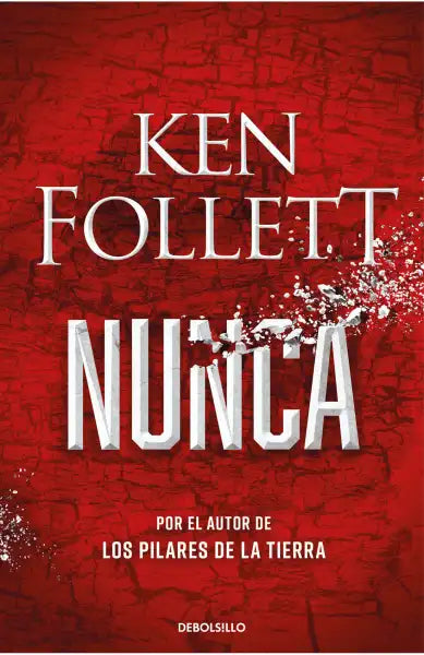 Red Ken Follett Never book cover in English books