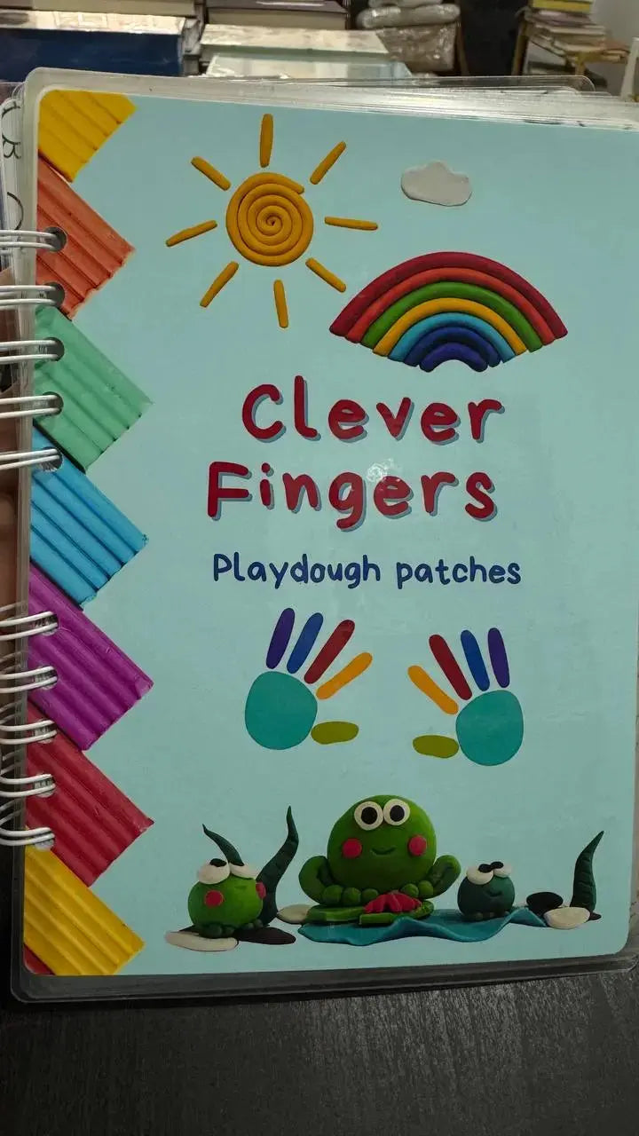 зошит пиши стирай Пластилінові заплатки (Clever fingers Playdough patches) ama_books