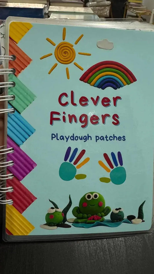 зошит пиши стирай Пластилінові заплатки (Clever fingers Playdough patches) ama_books
