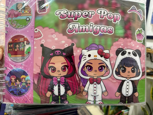 Hunters рожева А4 Super pop amigas ama_books