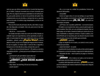 Black leather notebook with gold lettering and silver clasp, Kings League edition