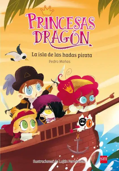 Pirate fairies book cover from Princesses Dragon by Pedro Mañas