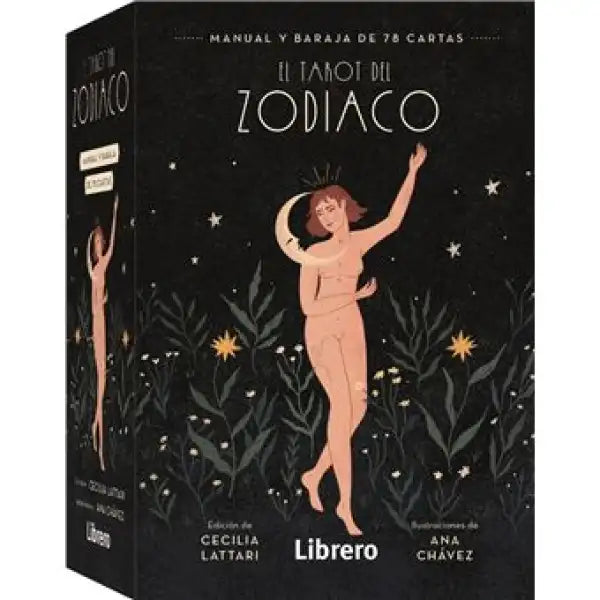 Tarot del Zodiaco nude moon-themed tarot deck by Cecilia Lattari
