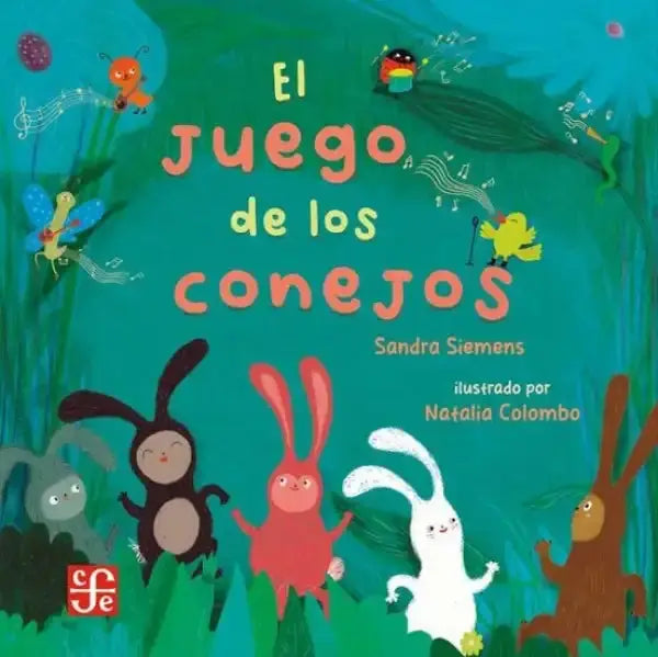 Cover of Sandra Siemens picture book Los Conejos, illustrated by Natalia Colombo