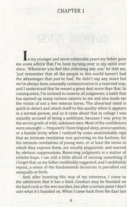 Page from a novel.