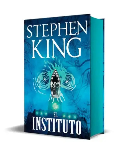 Stephen King The Institute special edition book with blue cover