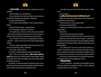 Official Kings League black leather journal for Demon Tournament