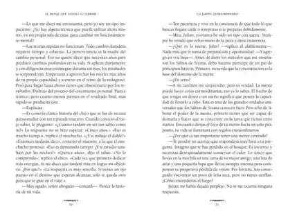 Leather-bound English book The Monk Who Sold His Ferrari with eastern wisdom