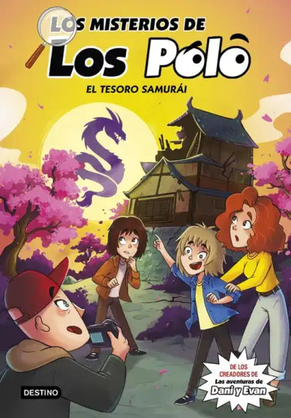 Los Polo comic cover: Samurai Treasure mysteries with Asian backdrop