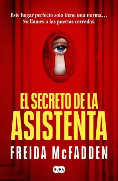 Red book cover of The Secret of the Maid by Freida McFadden, asistenta series