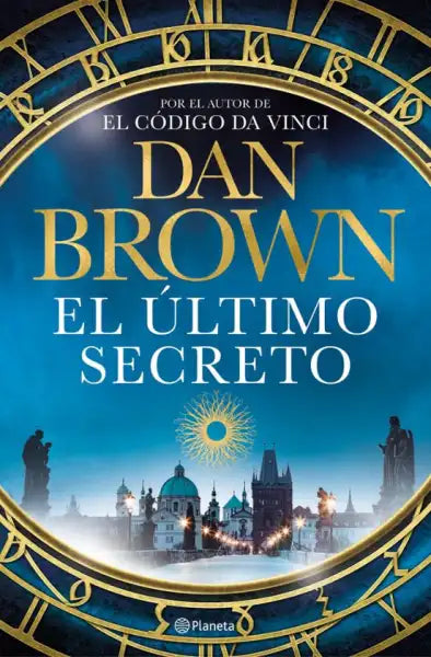 Dan Brown Robert Langdon book cover with ornate clock face